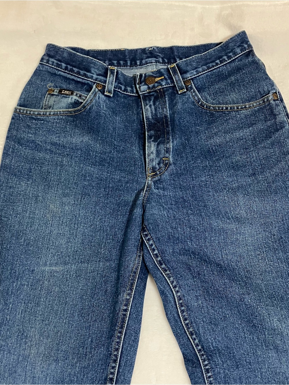 Lee Vintage Style Straight Leg Jeans Dark Wash Men’s 31x30 Denim Pants - Picture 6 of 12